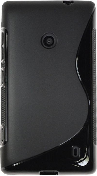 Silicone Case S-Line for Nokia Lumia 520/525 - Black (TPU)