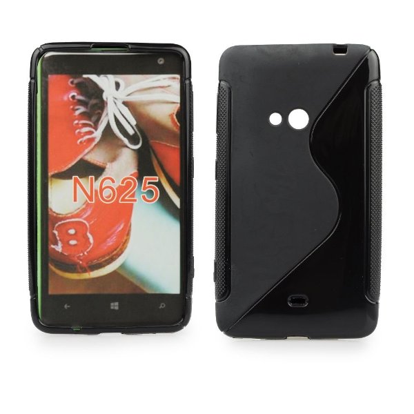 Silicone Case S-Line for Nokia Lumia 625 - Black