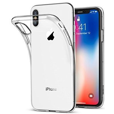 Ultra Slim 0,3mm Silicone Case for Apple iPhone X in Clear