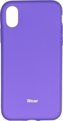 Roar Colorful Jelly Case - Apple iPhone X in Purple
