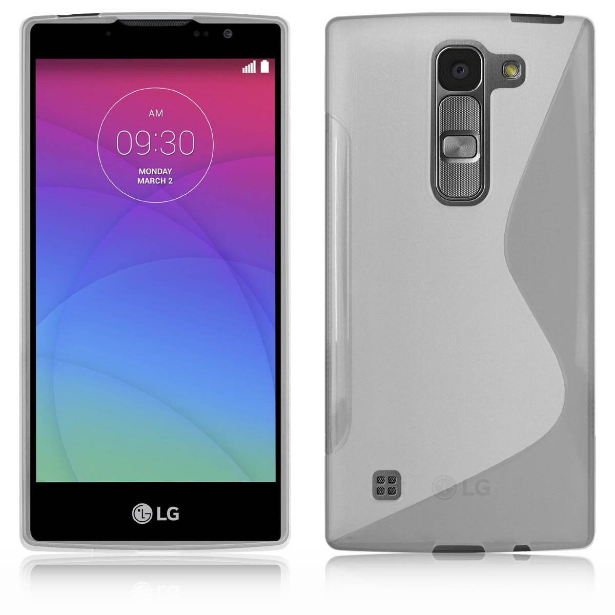 Silicone Case s-line for LG Spirit in Clear