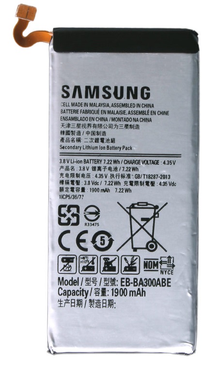 EB-BA300ABEGWW Samsung Official Li-Ion Battery 1900mAh Galaxy A3 SM-A300F 