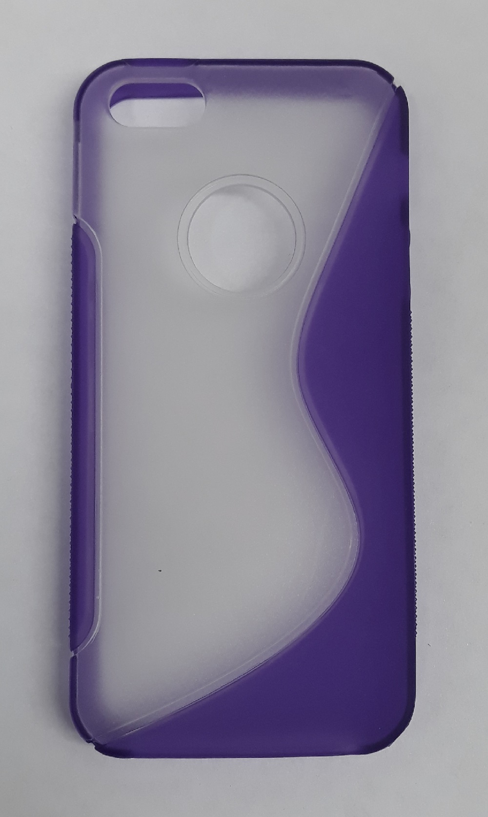 Silicone Case S-Line for iPhone 5/5S - Purple TPU