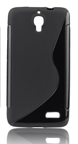 Silicone Case S-Line for Alcatel One Touch Idol OT6030 - Black ( TPU)