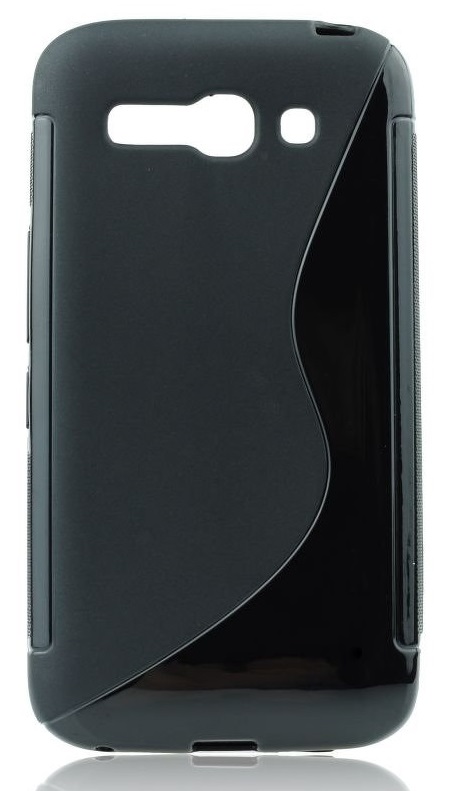 Silicone Case s-line for Alcatel One Touch C9 (7047D) - Black (TPU)