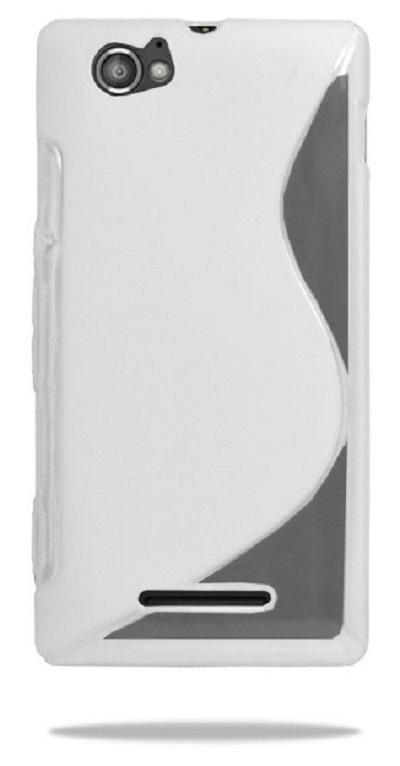 Silicone Case S-Line for Sony Xperia M (C1905) - Clear (TPU)