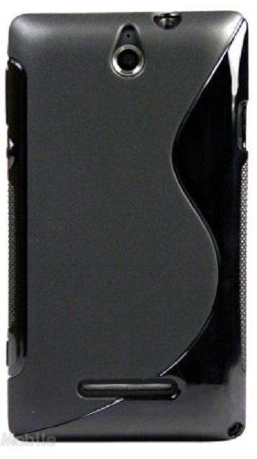 Silicone Case S-Line for Sony Xperia E - Black TPU