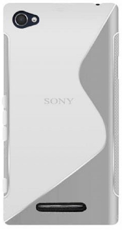 Silicone Case S-Line for Sony Xperia E3 - White