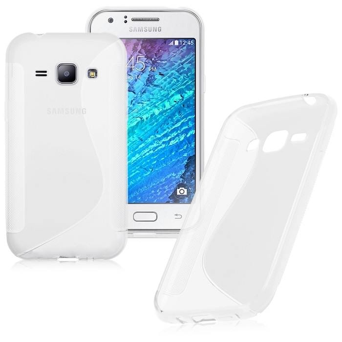 Silicone Case S-Line for Samsung Galaxy J1 - Clear (TPU)
