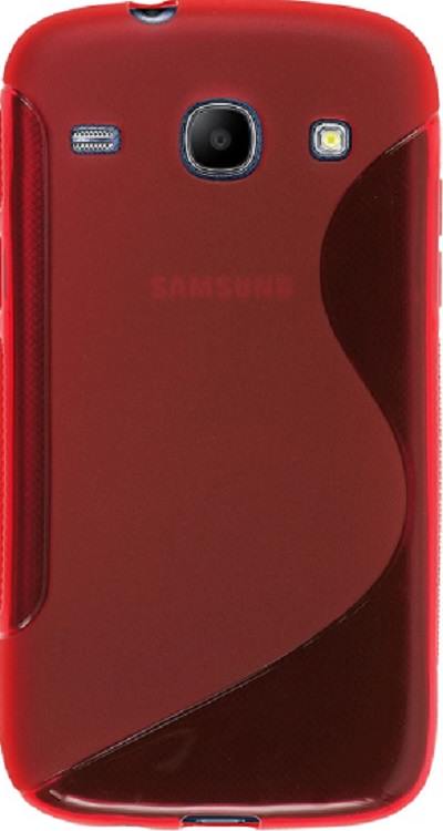 Silicone Case S-Line for Samsung Galaxy Core i8260,i8262 Dual - Red (TPU) 
