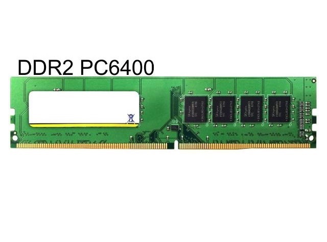 MAJOR μεταχ. RAM U-Dimm μνήμη (Desktop) DDR2, 1GB PC6400