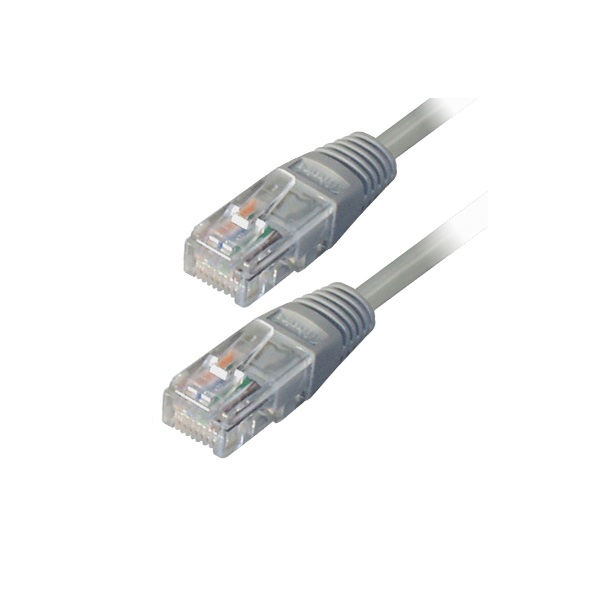 Καλώδιο δικτύου UTP Cat-5 3m GREY 2xRJ45