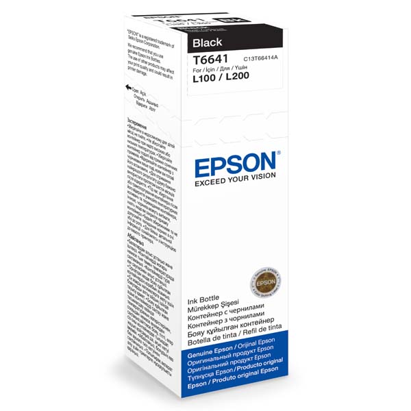 Μελάνι EPSON T6641 Black C13T66414A