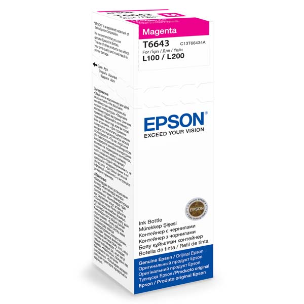 Μελάνι EPSON T6643 Magenta C13T66434A