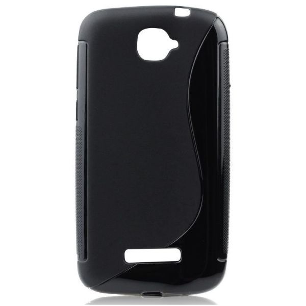 Silicone Case S-Line for Alcatel One Touch C7 (7041D) - Black (TPU)