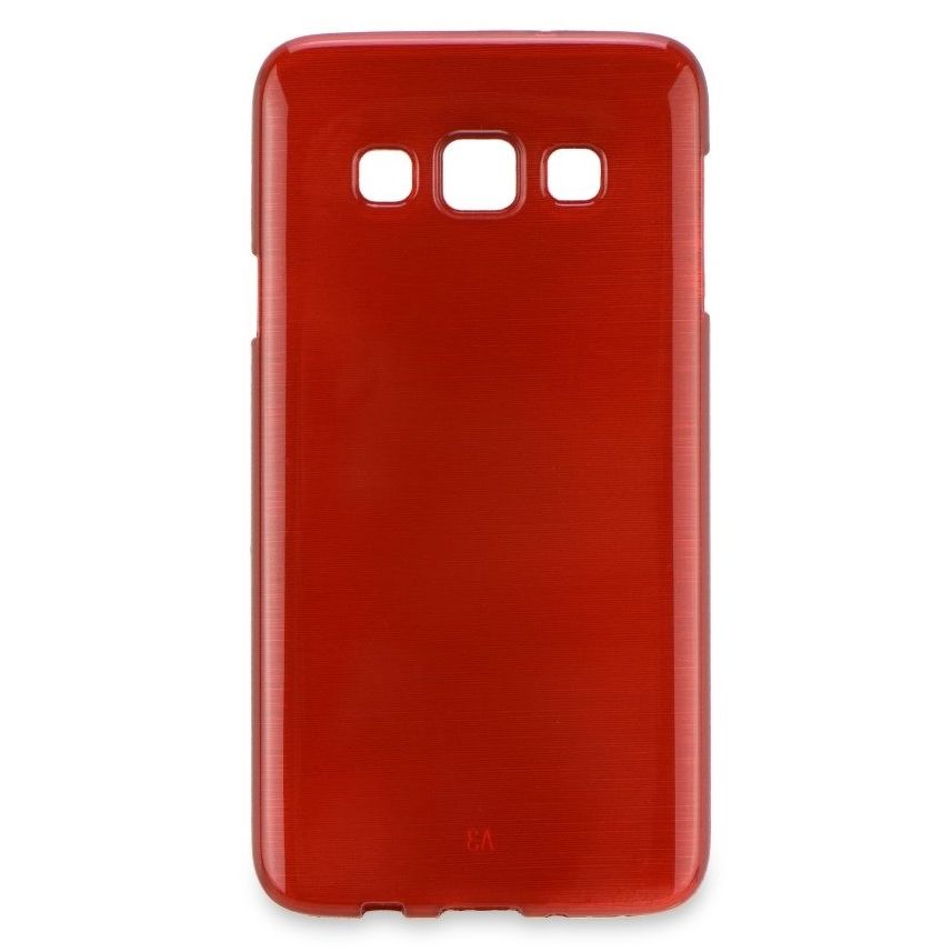 Jelly Case Brush Samsung Galaxy A5 SM-A510F (2016) in Red