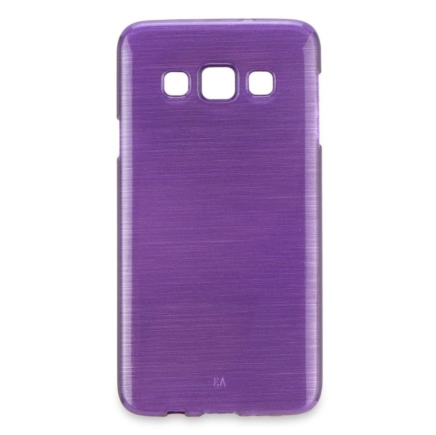 Silicone Case Jelly Brush for Samsung Galaxy J1 SM-J120F (2016) - Purple