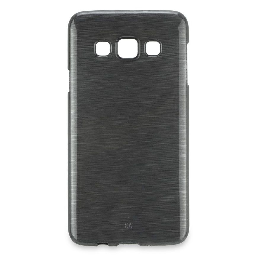 Jelly Case Brush Samsung Galaxy J1 SM-J120F (2016) - Black