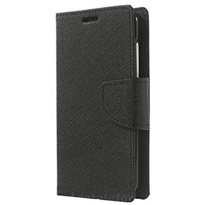 Fancy Diary Book Stand Case for Samsung Galaxy S9 SM-G960F in Black