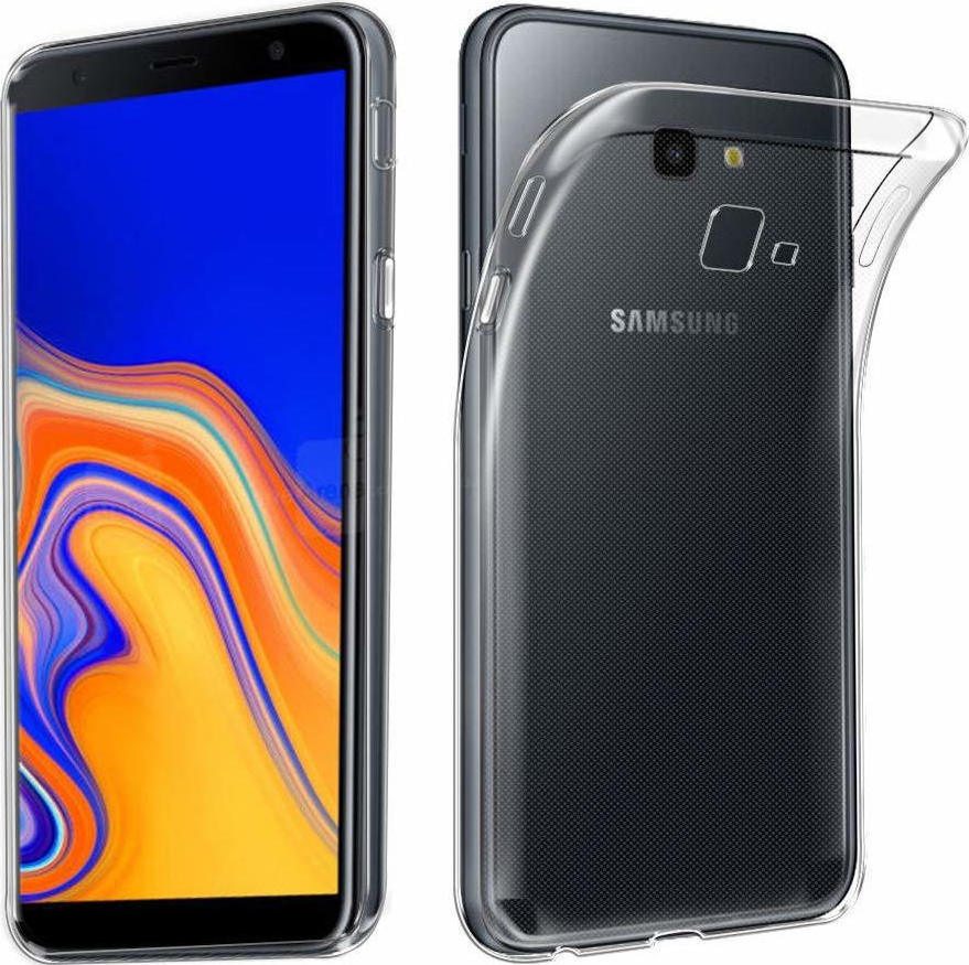 Ultra Slim 0,3mm Silicone Case for Samsung Galaxy J4+ Plus Model 2018 in Clear
