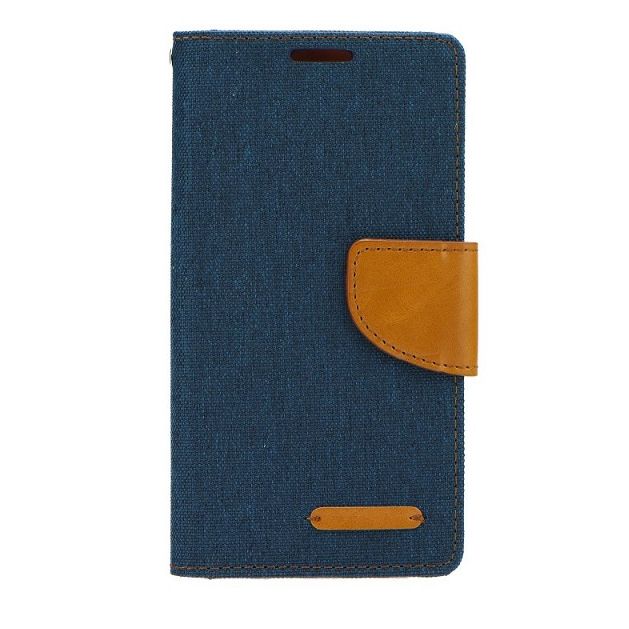 Canvas Book Style case for Huawei Mate 20 Lite in Navy-blue