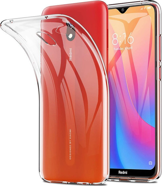 Ultra Slim 0,5mm Silicone Case for Xiaomi Redmi 8A in Clear