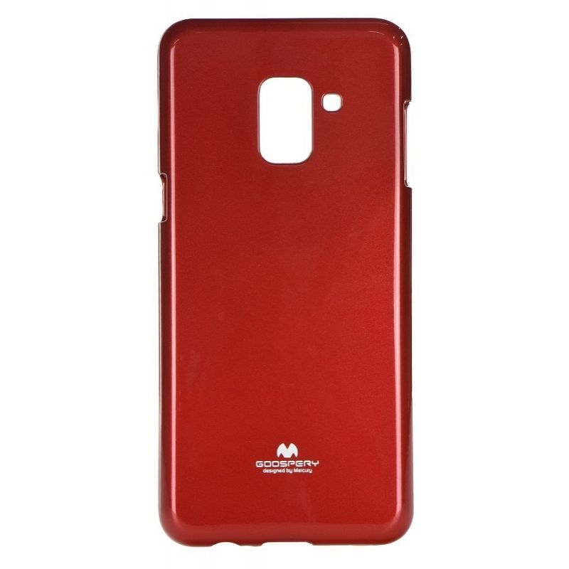Jelly Case Mercury - Samsung Galaxy A8 Plus A730F Model 2018 in Red