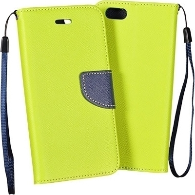 Fancy Diary Book Stand Case for Sony Xperia E3 in Lime