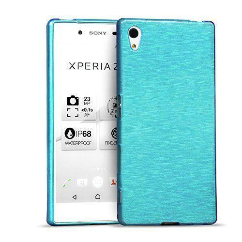 Jelly Case Brush Sony Xperia Z5 in Light Blue