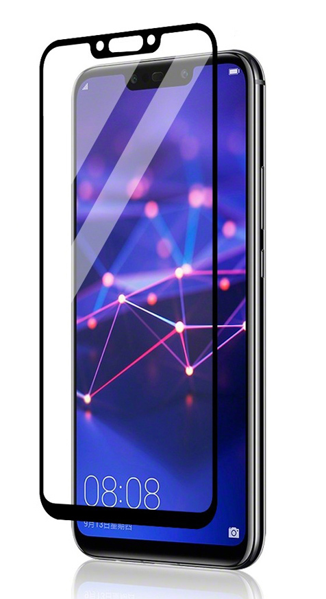  POWERTECH Tempered Glass 3D για Huawei Mate 20 Lite, full glue, μαύρο