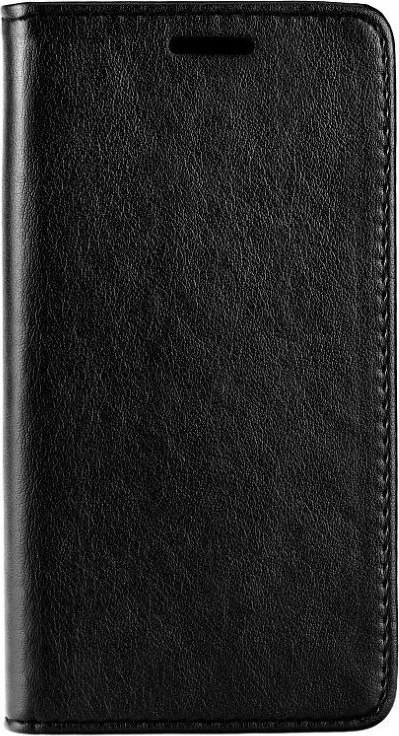 Book case Leather Magnet for Galaxy A6 2018 in black