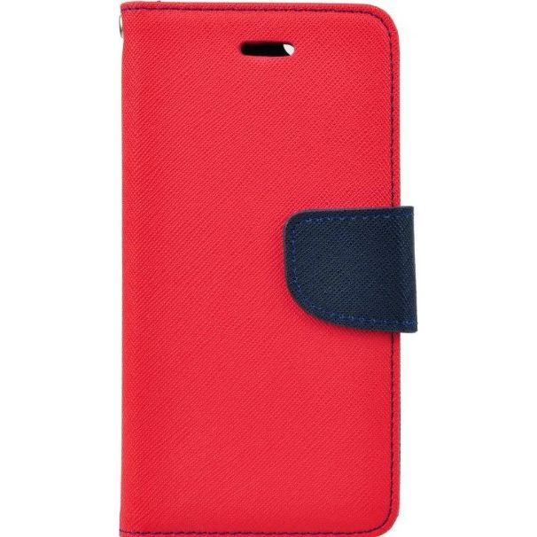 Fancy Diary Book Case for Samsung Galaxy Xcover 3 SM-G388F in Red/Navy