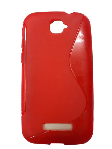 Silicone Case S-Line for Alcatel One Touch pop c7 OT 7040 red