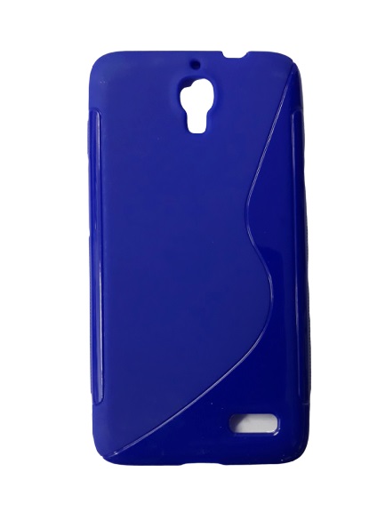 Silicone Case S-Line for Alcatel One Touch Idol OT6030 - blue