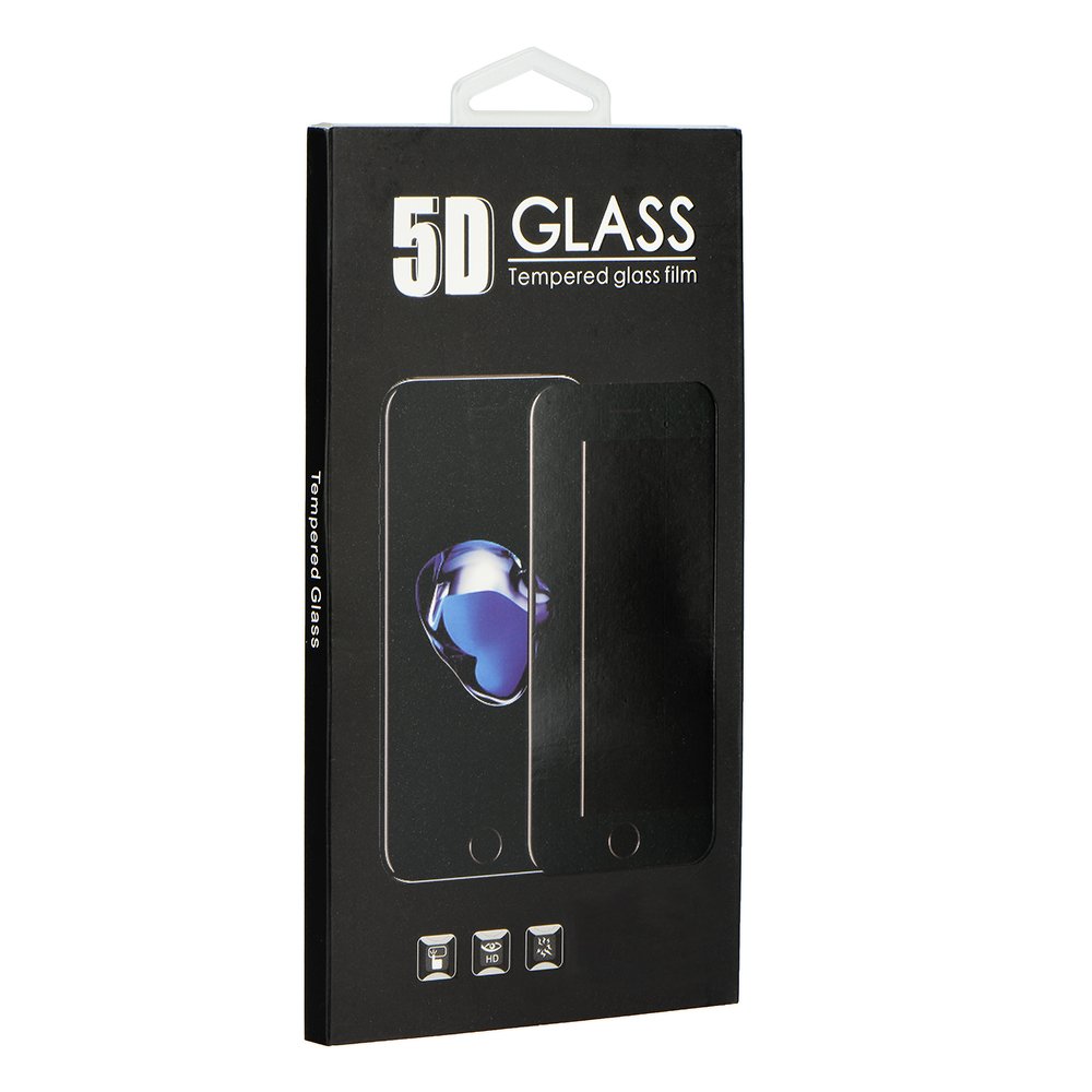 5D Full Glue Tempered Glass - for Samsung Galaxy A41 black