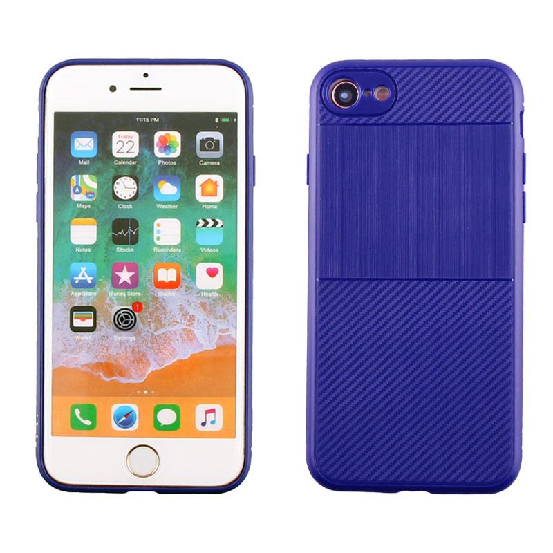 IDOL 1991 ΘΗΚΗ IPHONE SE 2020/IPHONE 8/7 CARBON TPU BLUE