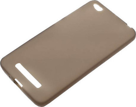 Silicone Back Cover for Xiaomi Redmi 4a in smoked