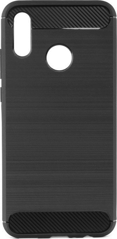 Silicone case Carbon Fiber Brushed Μαύρο (Huawei P30 Lite)