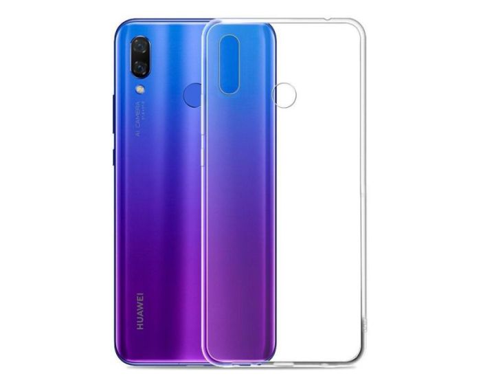 Silicone case for Huawei Y9 2019 in clear