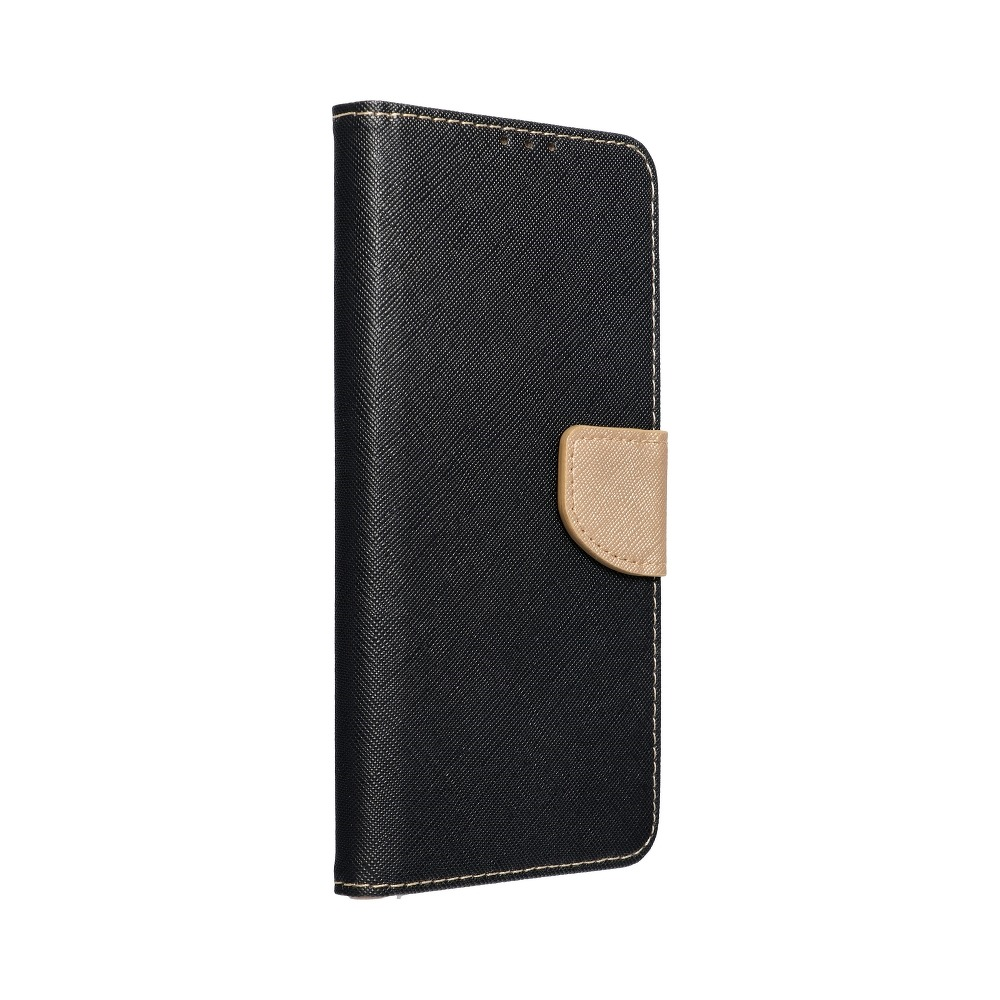 SAMSUNG A326F Galaxy A32 5G - ΘΗΚΗ FANCY DIARY BOOK STYLE ΠΟΡΤΟΦΟΛΙ ΜΑΥΡΗ - ΧΡΥΣΗ