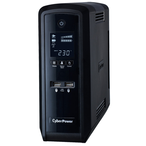 CYBERPOWER UPS Intelligent CP1500EPFCLCD Line Interactive APFC LCD 1500VA 