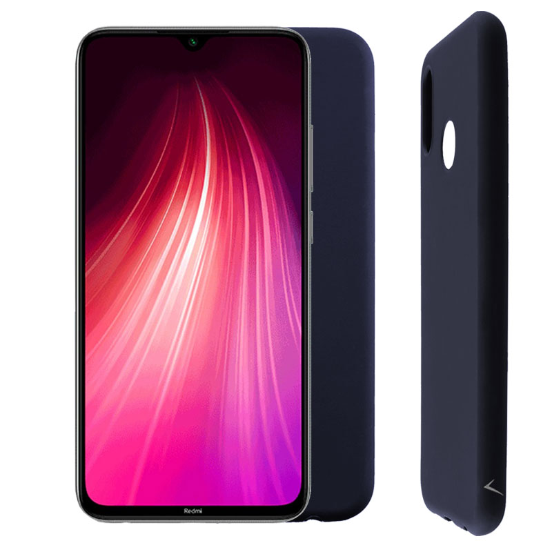 VOLTE-TEL ΘΗΚΗ XIAOMI REDMI NOTE 8 6.3" SILICON TPU CAMERA GUARD BLUE