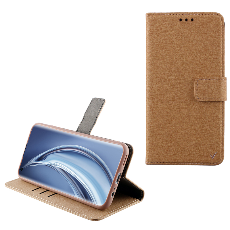 VOLTE-TEL ΘΗΚΗ XIAOMI MI 10 5G 6.67" ALLURE MAGNET BOOK STAND CLIP GOLD