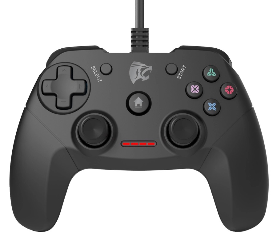 ROAR ενσύρματο gamepad R100WD, με vibration, PC, PS3 & Android TV box