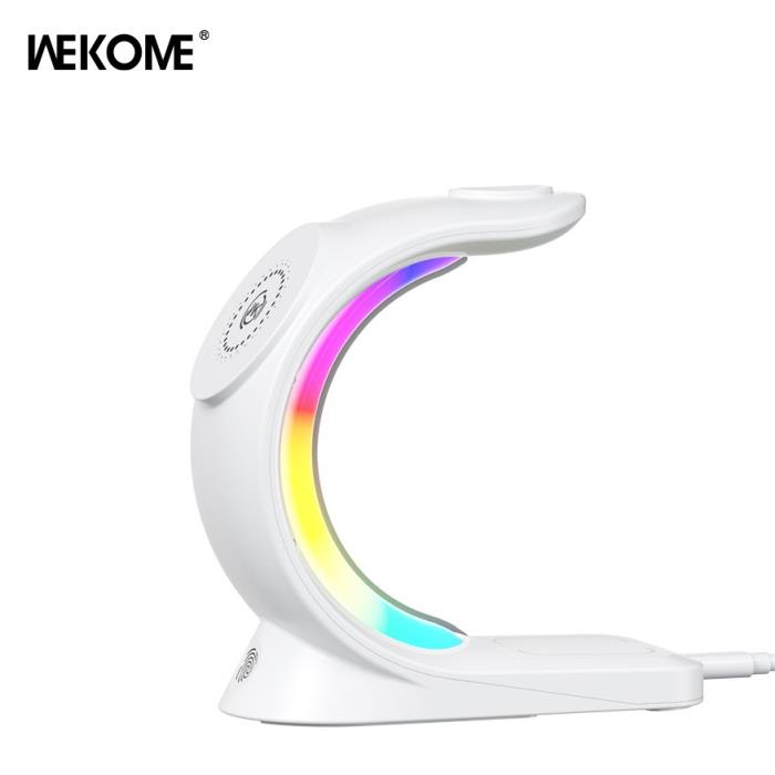  Wireless Magnetic Charger/Stand 4in1 15W WK WP-U169 White 