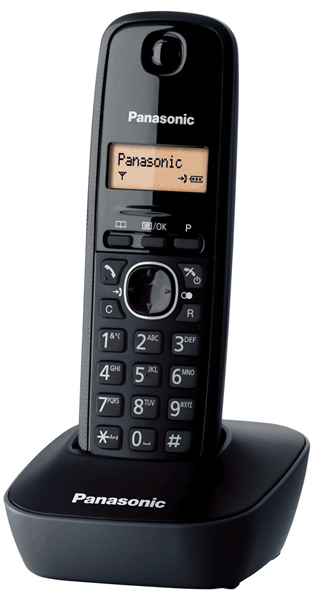 Ασύρματο Τηλέφωνο Panasonic KX-TG1611 Μαύρο 
