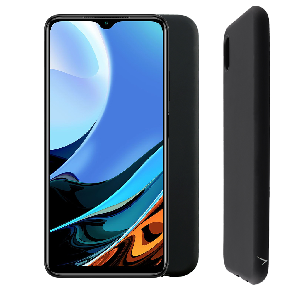 VOLTE-TEL ΘΗΚΗ XIAOMI REDMI 9T/REDMI 9 POWER 6.53" SILICON TPU CAMERA GUARD BLACK