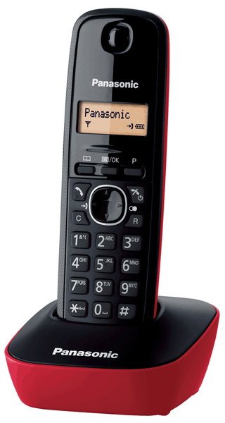  Ασύρματο Τηλέφωνο Panasonic KX-TG1611 Κόκκινο 