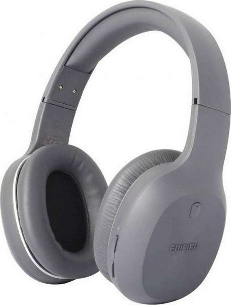 Edifier W600BT Ασύρματα / Ενσύρματα Over Ear Ακουστικά με 30 ώρες Λειτουργίας Γκρι