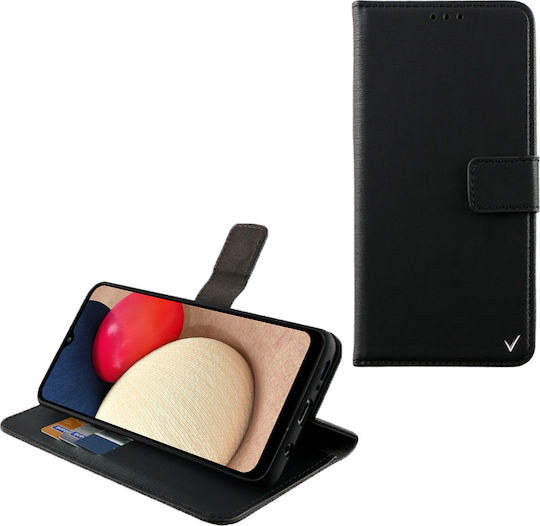 Volte-Tel Allure Magnet Wallet Synthetic Leather Black (Galaxy A02s)